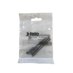 Set 3 biti Felo, seria Industrial profil Torx, E6.3, TX10, 73mm foto