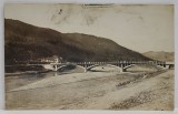 Carte Postala Piatra Neamt, Podul Bistrita, 1934, HACHETTE Bucuresti, Monocroma, Circulata, Colectie