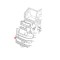 Ornament carlig de remorcare VW TOUAREG, 05.2018-, spate, partea stanga,