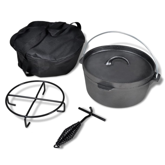 Cratita din fonta cu accesorii 4,2 l