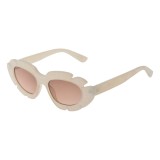 Ochelari de soare ALDO albi, CAUMASEE 100, din pvc