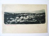 Rara! Carte postala circulata1899 Orlat(Sibiu):Salutari din Orlat,vedere generala