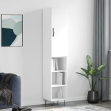 vidaXL Dulap &icirc;nalt, alb, 34,5x34x180 cm, lemn prelucrat