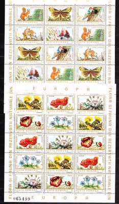 TSV % - 1983 LP 1084 A FLORA SI FAUNA DIN EUROPA, BLOCURI NUMEROTATE MNH/** LUX foto