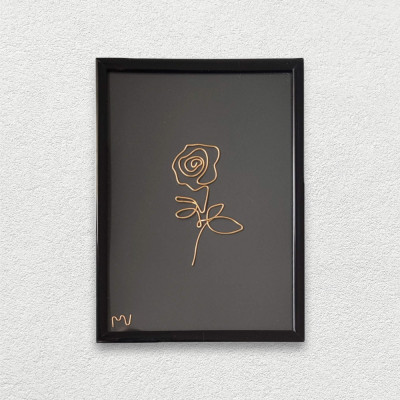 Tablou Trandafir, 13&amp;times;18 cm foto