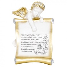 Icoana cu inger Binecuvantarea casei 28x17cm Zilan EXT9917 foto