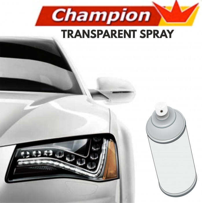 Spray transparent faruri / stopuri, CHAMPION - TRANSPARENT (400ml)