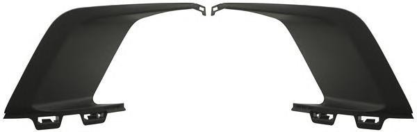 Grila bara fata Peugeot 308 (4_), 04.2011-12.2013, Stanga+Dreapta, 1606221580, 57C12730R cu locas pentru proiectoare