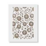 Cumpara ieftin Sablon Perete vopsire, tencuiala 900x600x0.7mm Posies Garden Refolosibil, model MXSP7046