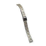 Bratara de ceas argintie cu insertii aurii din otel inoxidabil 11mm WZ5367, Time Veranda