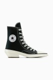 Converse teniși Chuck 70 De Luxe Pointed culoarea negru, A13016C