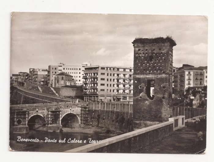 IT2-Carte Postala-ITALIA- Beneveto, Colore e Torre, circulata 1976