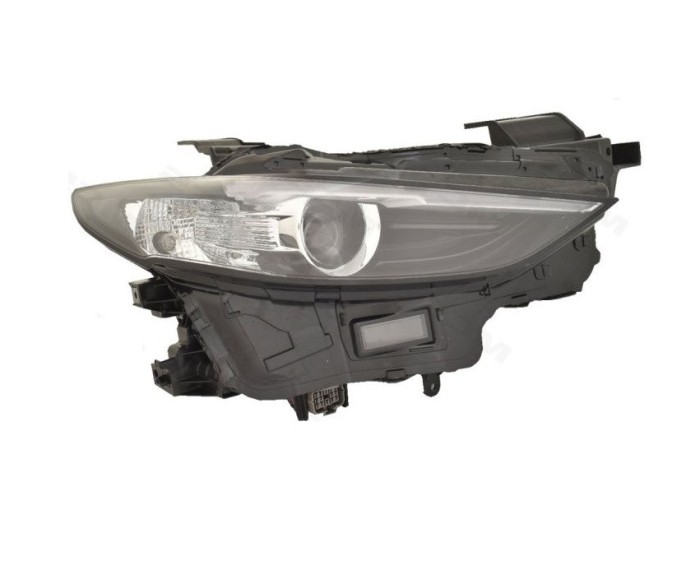 Far Mazda 3 (Bp), 03.2019-, montare fata, dreapta, LED+W21/5W; electric; fara modul LED; cu motor; LED; fara sistem semnalizare, DEPO