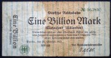 74. GERMANIA DEUTSCHE REICHSBAHN 1 BILION MARCI EINE BILLION MARK 27.10.1923 SR. 895
