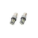 Set becuri auto cu LED CANBUS compatibil P21W BA15S 15 SMD 7.5W Alb 12/24V,