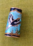 Degetar de colectie Cloisonne, motive cu pasari