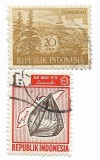 Indonezia - Marci diverse (2 buc.), 1960-1967 - valori obliterate