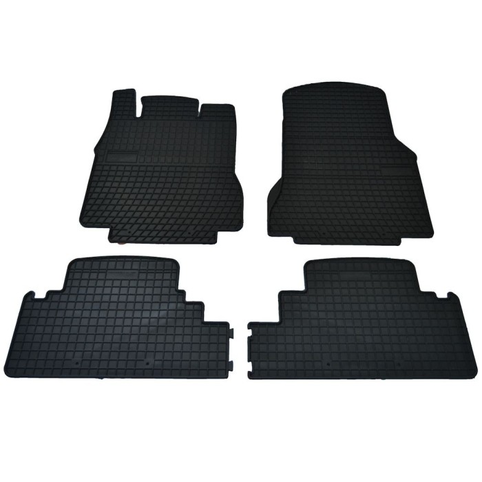 Set covorase auto din cauciuc Mercedes Clasa A W168 1997-2004, presuri BestAutoVest, negre, 4 buc.