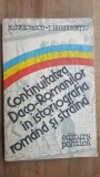 Continuitatea daco-romanilor in istoriografia romana si straina- N.Stoicescu, I.Hurdubetiu