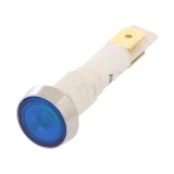 Lampă LED Albastră &Oslash;10mm 24V