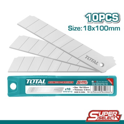 TOTAL - SET LAME CUTTER - 10 BUC - 18MM PowerTool TopQuality foto