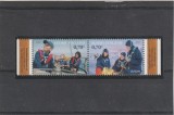 Finlanda (Suomi) 2007 - Europa CEPT , Cercetasi, serie 2 valori, diptic, dantelate, MNH,Mi.1847-1848, cota 3,6