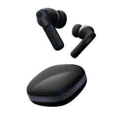 Casti wireless T11 TWS, gaming sport audio, Negru, Bluetooth 5.3, ENC (Environmental Noise Cancellation), Autonomie 35 ore