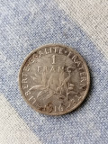 1 franc 1916 franta 5 gr argint