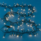 Instalație Lumini Crăciun, 400 Becurile LED, Alb Cald, 11m, Interor/Exterior, Oem