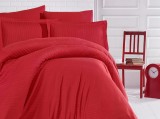 Cumpara ieftin Lenjerie 1 Persoana Deluxe Rosu (Satin Deluxe), Clasy