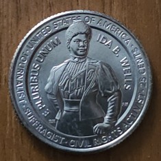 25 cents 2025, Ida Wells, P, SUA, UNC