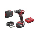 SKIL 3075 HA masina de gaurit cu percutie, 0-500/0-1800/min, compact Brushless, geanta de transport+set de 6 biti, incarcator, 2xAccu