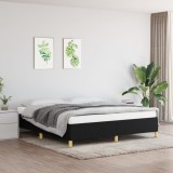 Cumpara ieftin Cadru de pat fără saltea, negru, 180x200 cm, textil