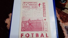 program CFR Timisoara - Avintul Reghin