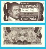 Botswana (p#6) 1 Pula 1983 aUNC+ 'Ketumile Masire'; (ROG CITITI DETALIILE!)
