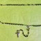 D878-Matanie Rozariu veche alama argintata si lemn anii 1900 stare buna 56 cm.