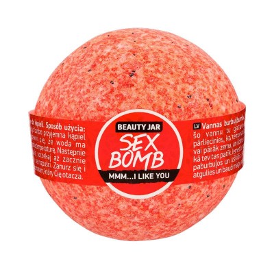 Bila de Baie cu Capsuni si Ulei de Migdale cu Vitamina E Sex Bomb 150 grame Beauty Jar foto