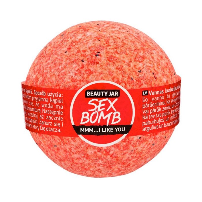 Bila de Baie cu Capsuni si Ulei de Migdale cu Vitamina E Sex Bomb 150 grame Beauty Jar