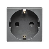 Priză Schuko 2M 16A negru System &ndash; GEWISS | GW21265