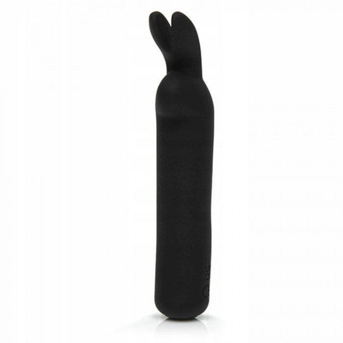 Vibrator - Happy Rabbit - Bullet vibrator re&icirc;ncărcabil negru