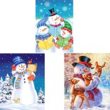 Set de 3 picturi cu diamante SHARPDRILL, panza, multicolor, 30 x 40 cm