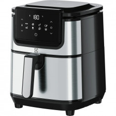 Friteuza fara ulei Electrolux Digital Air Fryer E6AF1-4ST, 1500W, 8 programe, 3,5L, Touch Control, inox