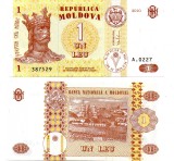 MOLDOVA 2010 1 Leu UNC Bancnota - Colectie
