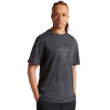 FC Liverpool tricou de bărbați Liverbird charcoal - XL
