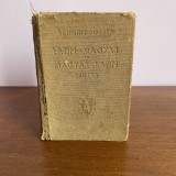 Schmidt J&oacute;zsef, Dicționar latin-maghiar, 1943, 2 volume, ALL