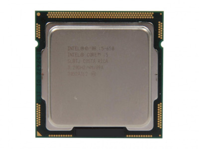 165. Procesor PC Intel Core i5-650,3,20Ghz,4MB,Socket 1156 SLBTJ foto