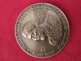 medalie aniversara 80 de ani de la promulgarea legii Cultul Eroilor , 1919-1999 ,FERDINAND I , Regele ROMANILOR