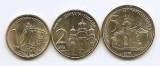 Serbia Set 3 - 1, 2, 5 Dinars 2013 - B11, KM-54, 55, 56 UNC !!!