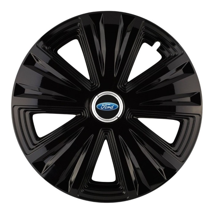 Set 4 capace roti Glory negru R16 Compatibil Cu Ford