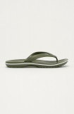 Crocs șlapi Crocband Flip bărbați, culoarea verde Espresso 207142